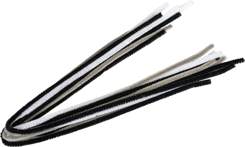 Filo di ciniglia misto 6 mm 50 cm sw-ws 10 pezzi