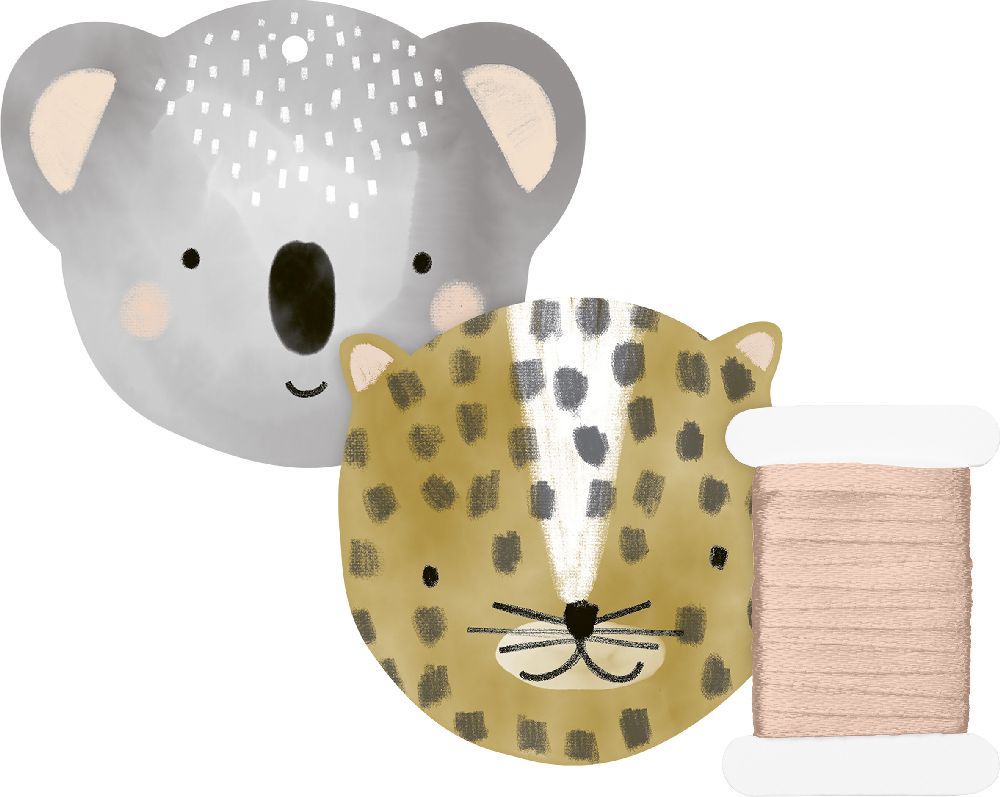 Set di etichette regalo Buba beige h.