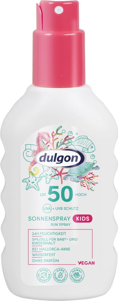Spray solare per bambini Dulgon LF 50 + flacone da