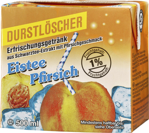 Tè freddo dissetante alla pesca 0,5l