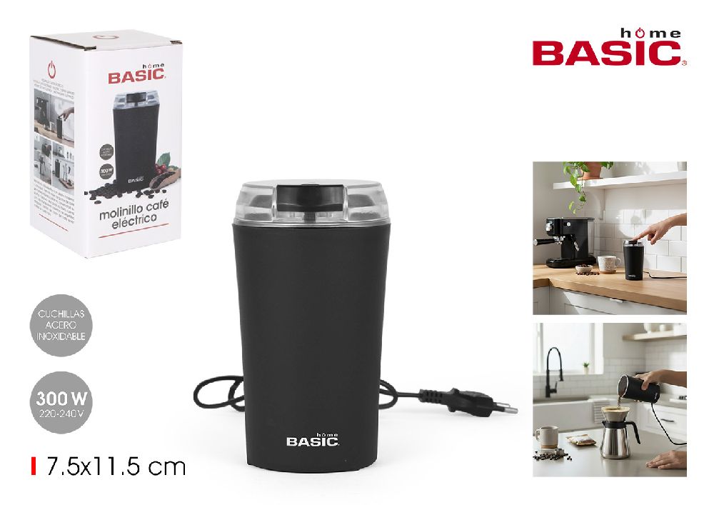 Macinacaffè elettrico base da 300 W per uso domest