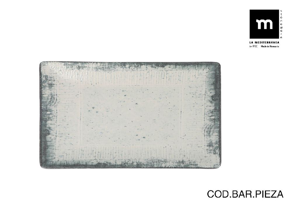 Fontana rettangolare 25x15cm kumo opaco