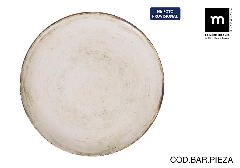 Basso piatti 32,5 cm menulis opaco