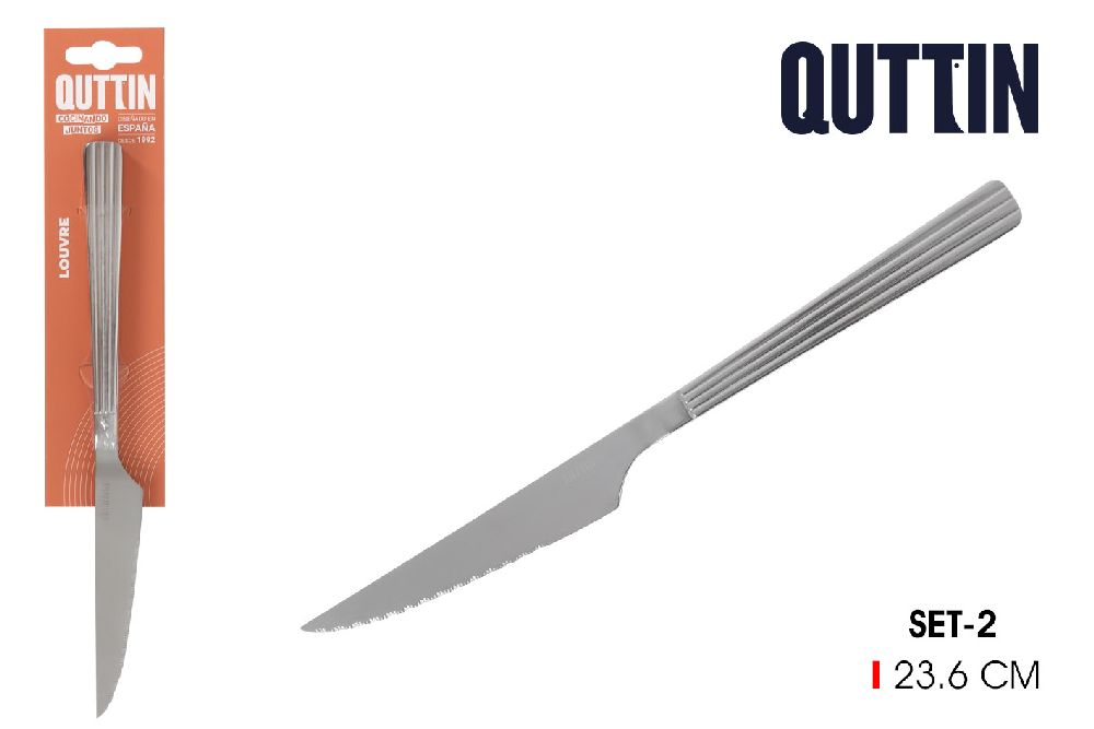 Set di 2 coltelli da bistecca, 23 cm, modello “Lou